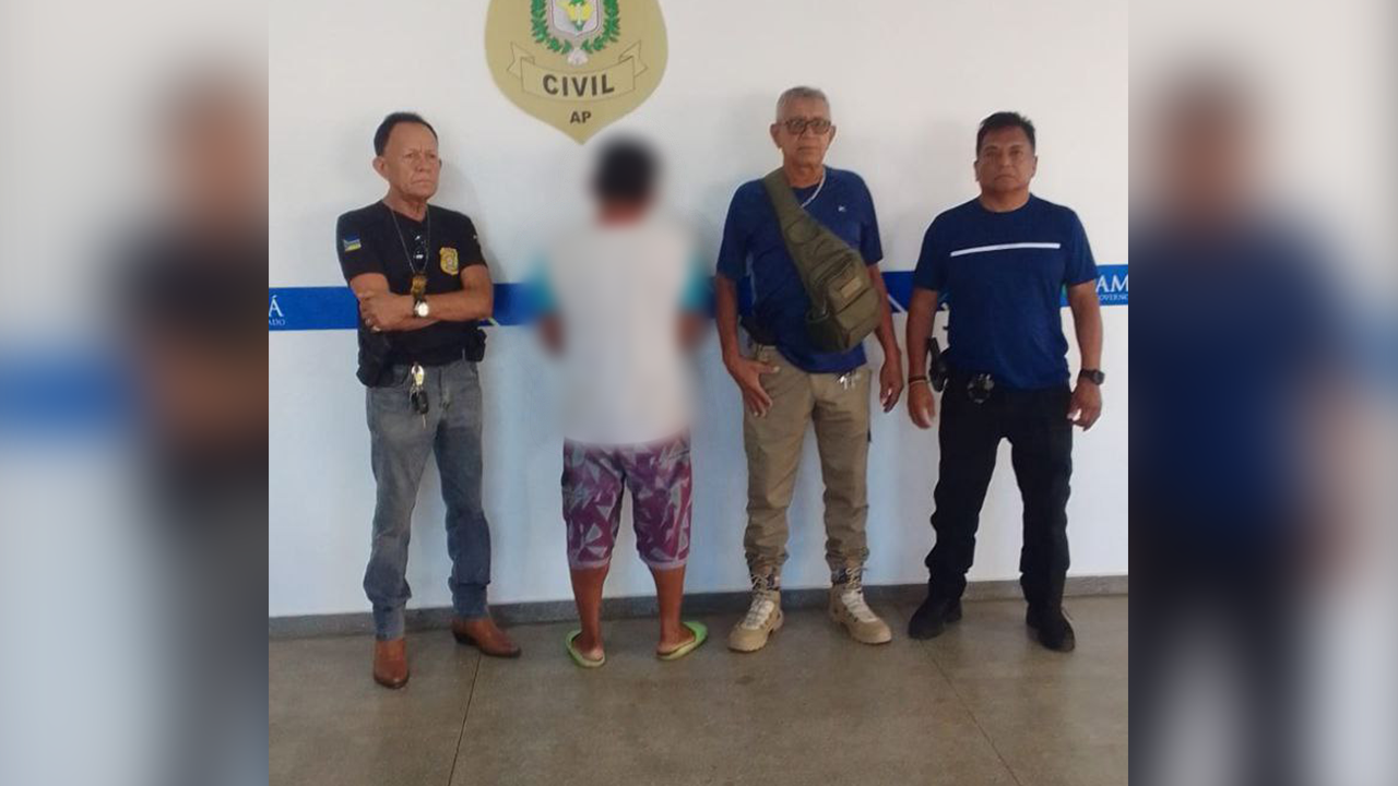 EM MACAPÁ, POLÍCIA CIVIL PRENDE INDIVÍDUO ACUSADO PELA PRÁTICA DO CRIME DE ESTUPRO DE VULNERÁVEL COMETIDO NO ESTADO DO PARÁ